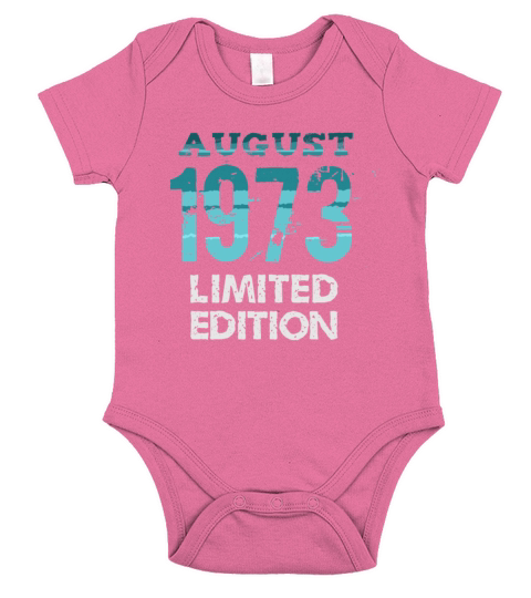 August 1973 Limited Edition Short Sleeve Baby One-Piece