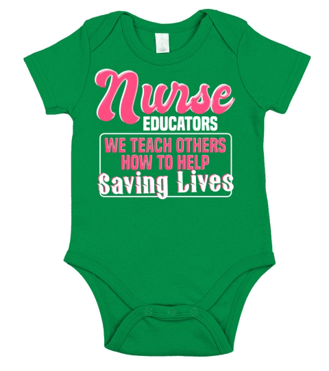 CNE - We teach others how to help saving lives Short Sleeve Baby One-Piece