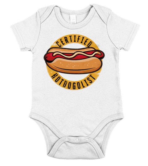 Cool Hot Dog Design For Men Women Boys Sausage Hot Short Sleeve Baby One-Piece