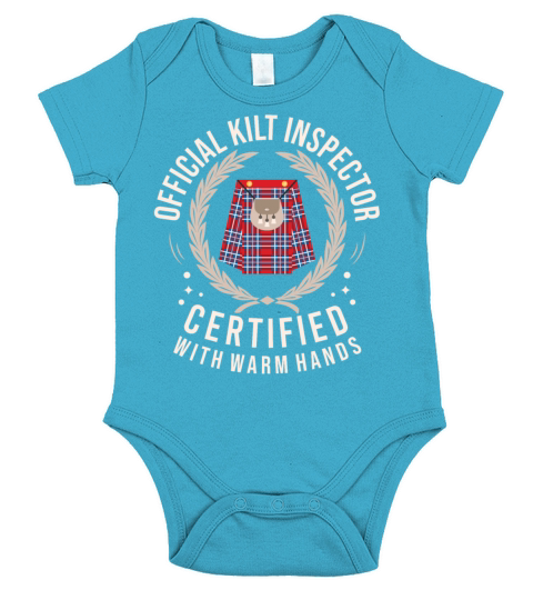 Kilt Inspector Certified With Warm Hands Scottish Short Sleeve Baby One-Piece