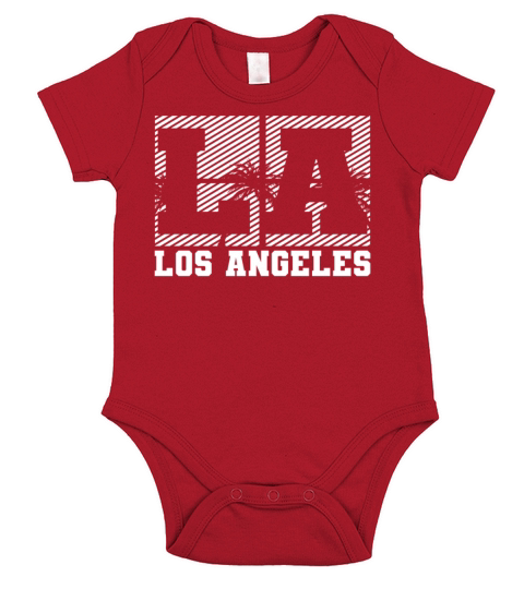 Los Angeles LA California Gift Short Sleeve Baby One-Piece