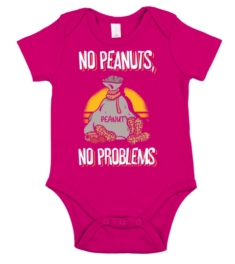 No Peanuts No Problems Peanut Allergic Short Sleeve Baby One-Piece