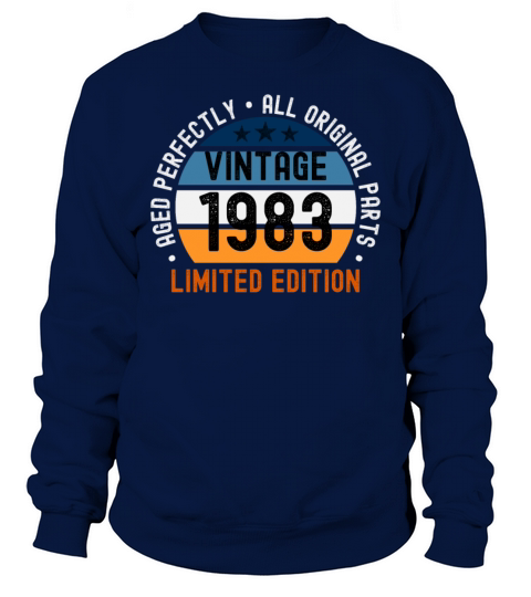 40th Birthday Vintage 1983 Sweatshirt Unisex