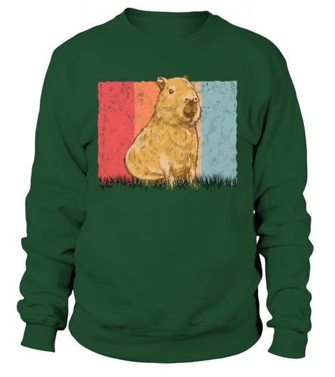 Capybara Retro Vintage Sweatshirt Unisex