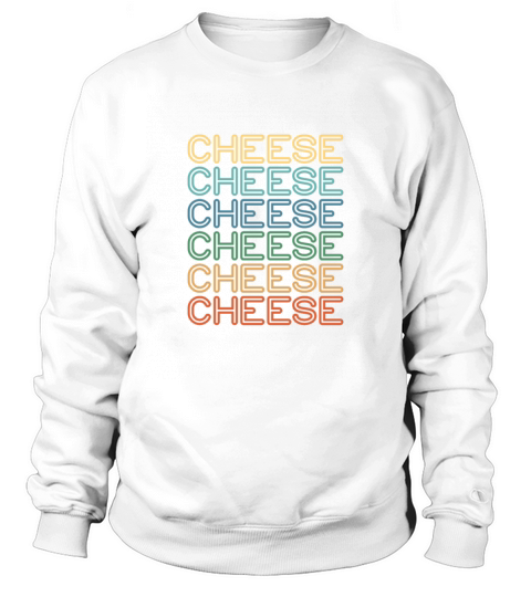 Cheese Retro Vintage Sweatshirt Unisex