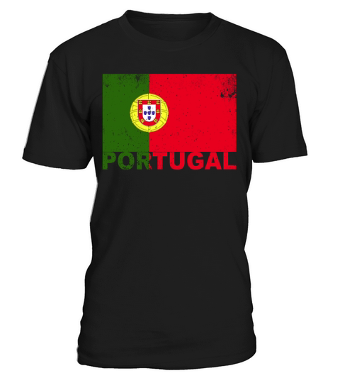 Portugal Flag Vintage Portuguese Nationality Roots T-Shirt Unisex