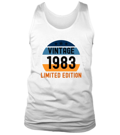 40th Birthday Vintage 1983 Tank Top Unisex