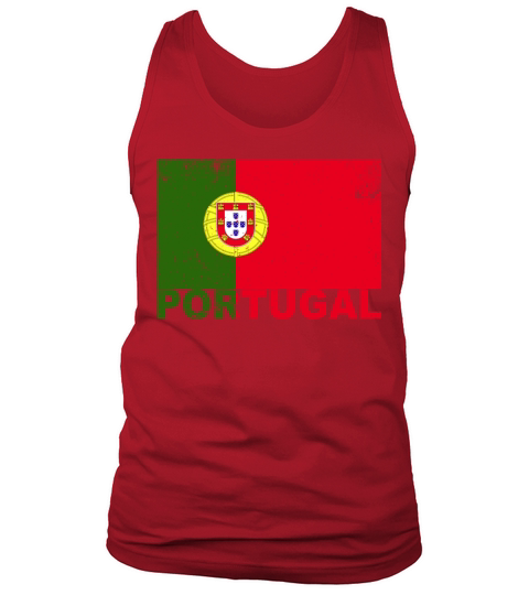Portugal Flag Vintage Portuguese Nationality Roots Tank Top Unisex