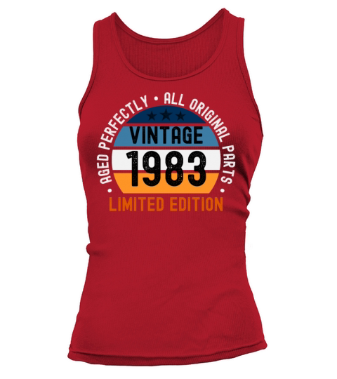 40th Birthday Vintage 1983 Tank top Woman