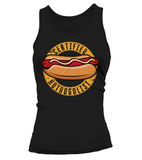 Cool Hot Dog Design For Men Women Boys Sausage Hot Tank top Woman