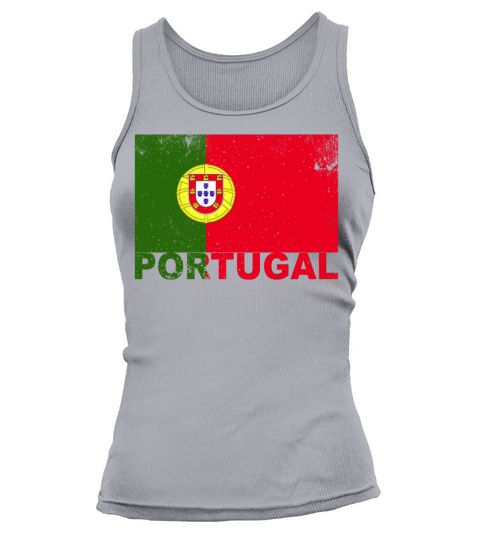 Portugal Flag Vintage Portuguese Nationality Roots Tank top Woman