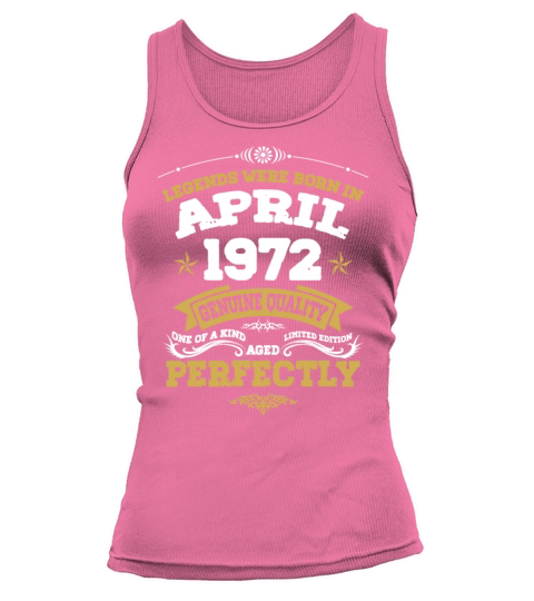 Vintage Aged To Perfection April 1972 Tank top Woman