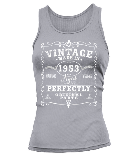 Vintage Made In 1953 Birthday Limited Edition Tank top Woman