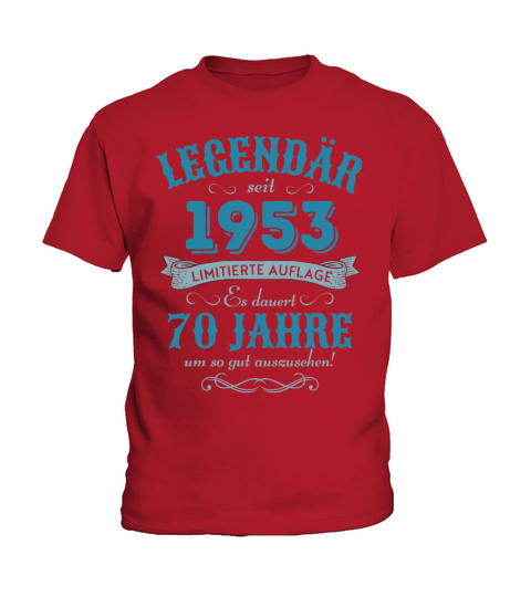 70th Birthday Vintage 1953 Kids T-Shirt