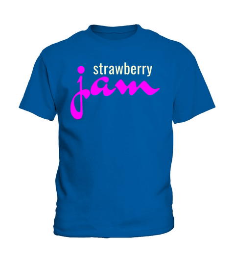 Strawberry Jam Minimalist Typography Kids T-Shirt