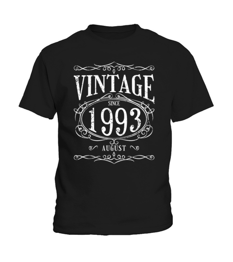 Vintage since August 1993 - Birthday Present Kids T-Shirt