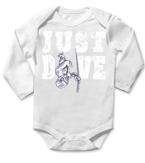 Freediver Quote Freediving Long Sleeve Baby One-Piece