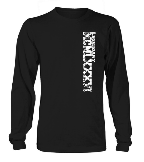 Birthday gift legandary vintage 1986 Long sleeved Unisex