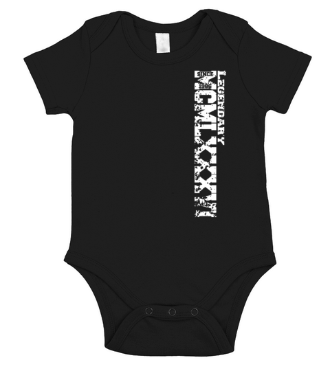 Birthday gift legandary vintage 1986 Short Sleeve Baby One-Piece