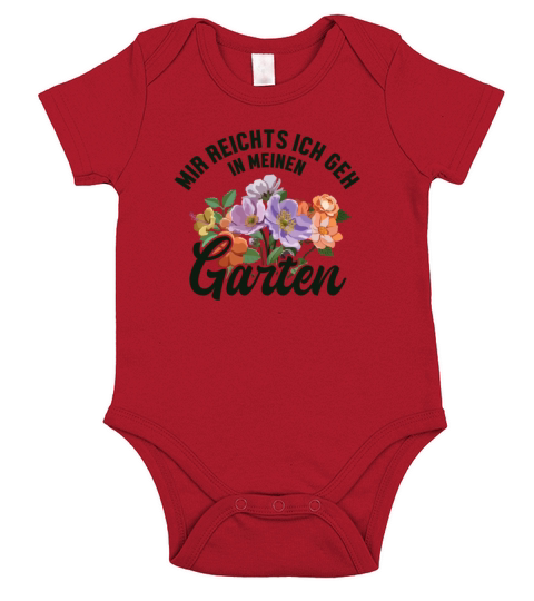 Mir reichts ich geh in meinen Garten Ideas Short Sleeve Baby One-Piece