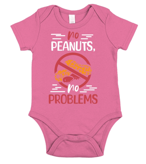 No Peanuts No Problems Peanut Allergic Short Sleeve Baby One-Piece