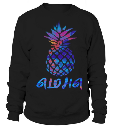 Pineapple Aloha Hawaii Vintage Vintage Hawaiian Sweatshirt Unisex