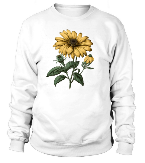 vintage Daisy flower Sweatshirt Unisex