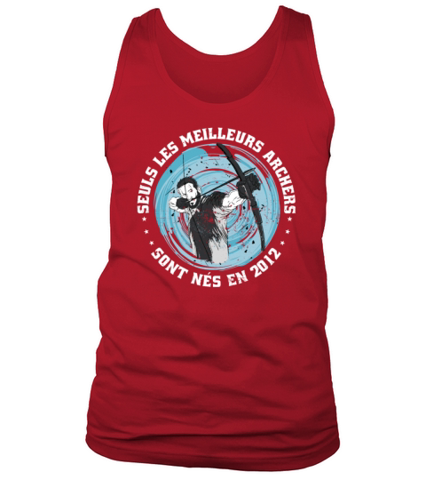 French Archer born 2012 Vintage Birthday Tank Top Unisex