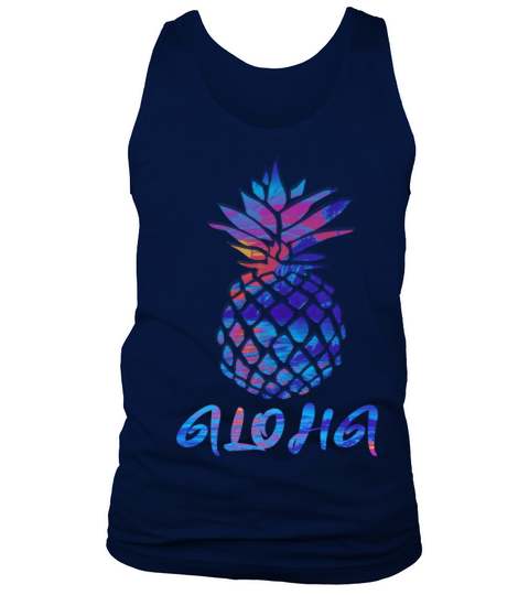 Pineapple Aloha Hawaii Vintage Vintage Hawaiian Tank Top Unisex