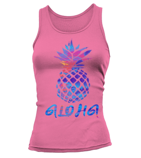 Pineapple Aloha Hawaii Vintage Vintage Hawaiian Tank top Woman