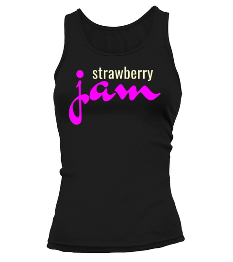 Strawberry Jam Minimalist Typography Tank top Woman