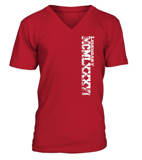 Birthday gift legandary vintage 1986 V-Neck T-shirt