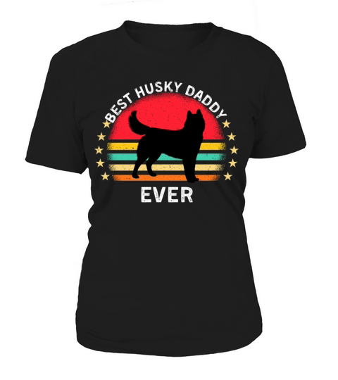 Funny Husky dog best dog daddy ever Women's T-Shirt