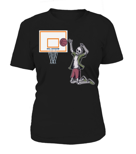 Vintage Skeleton Basketball Player Hoop T Shirt Women's T-Shirt