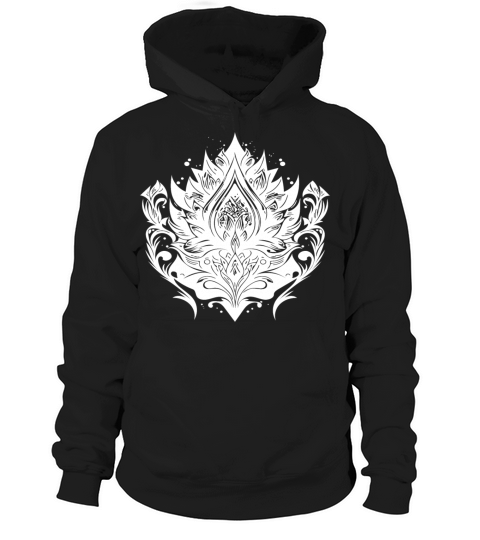 Vintage Lotus Flower Water Lily Tattoo Hobby Hoodie Unisex