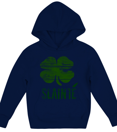 Vintage Slainte 8 Kids Hoodie