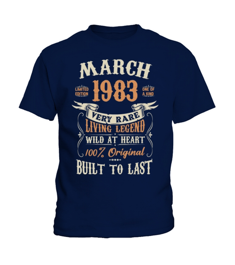 March 1983 Birthday Surprise Kids T-Shirt