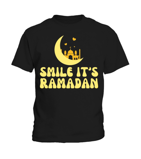 Smile Its Ramadan Islamic Mulims Saying Kids T-Shirt