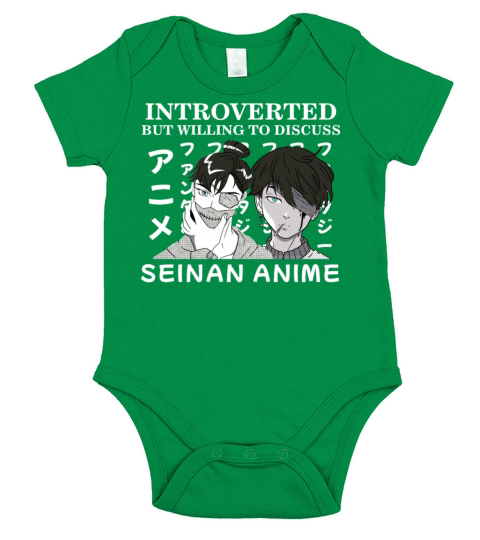 Introverted But Willing To Discuss Seinen Anime Short Sleeve Baby One-Piece