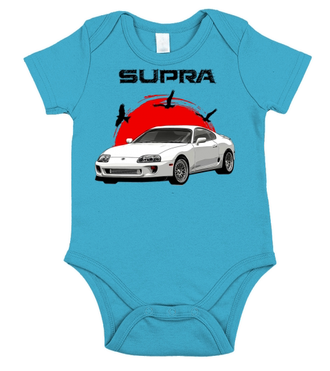Toyota Supra MK4 Vintage Short Sleeve Baby One-Piece