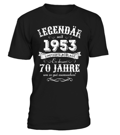 70th Birthday Vintage 1953 T-Shirt Unisex