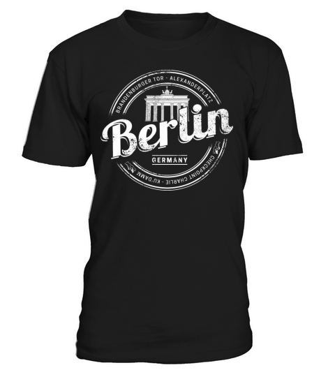 Berlin Germany Brandenburg Gate vintage souvenir T-Shirt Unisex