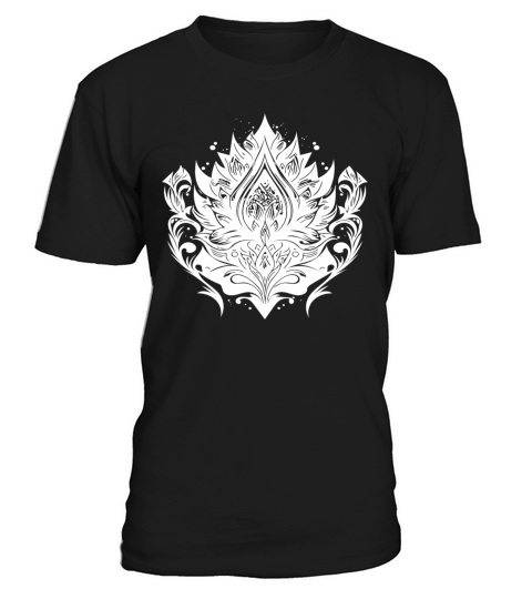 Vintage Lotus Flower Water Lily Tattoo Hobby T-Shirt Unisex