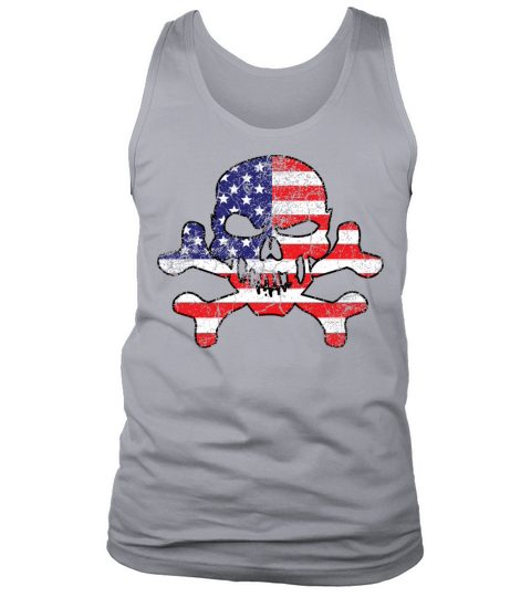 Vintage American Skull Tank Top Unisex