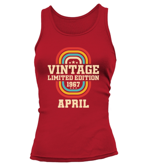 56th birthday April vintage 1967 vintage Tank top Woman