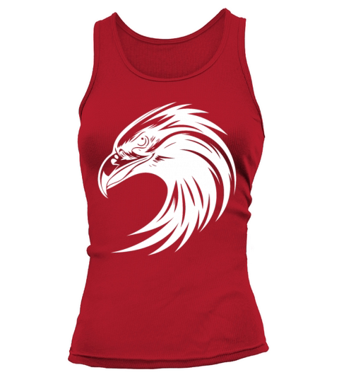 Elegant Tribal Eagle Logo In Tattoo Style Tank top Woman