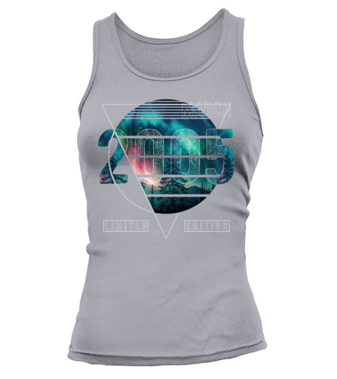 Limited Edition 2005 March Birthday Polar Lights Tank top Woman