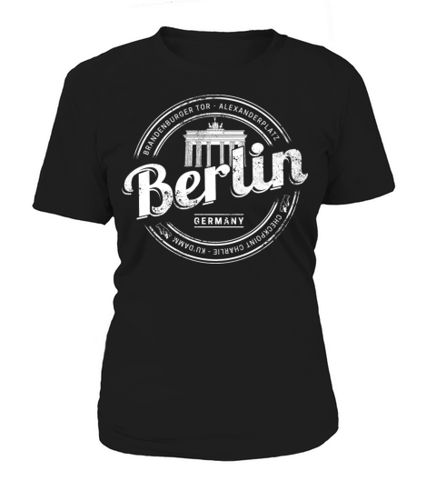 Berlin Germany Brandenburg Gate vintage souvenir Women's T-Shirt