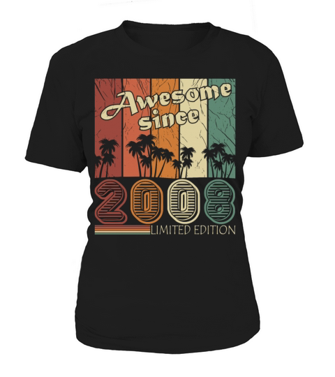 March 2008 vintage anniversary retro gift Women's T-Shirt