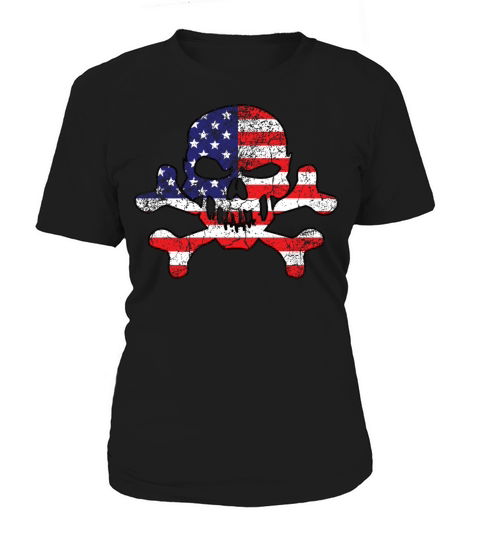 Vintage American Skull Women's T-Shirt